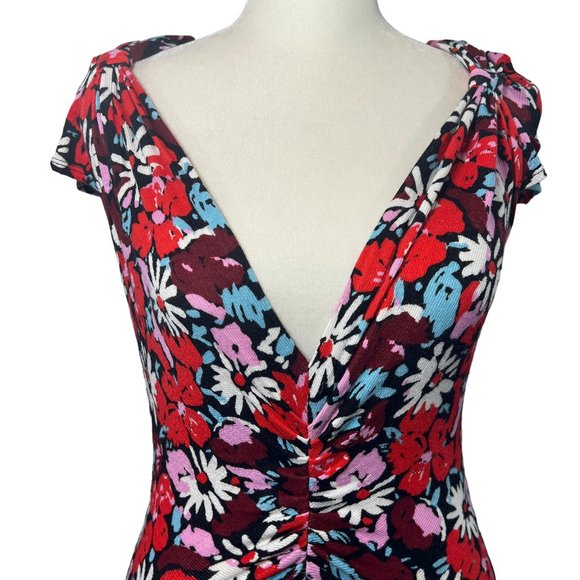 Free People Key To Your Heart Floral Mini Dress in Black Combo Size Small - Picture 11 of 12